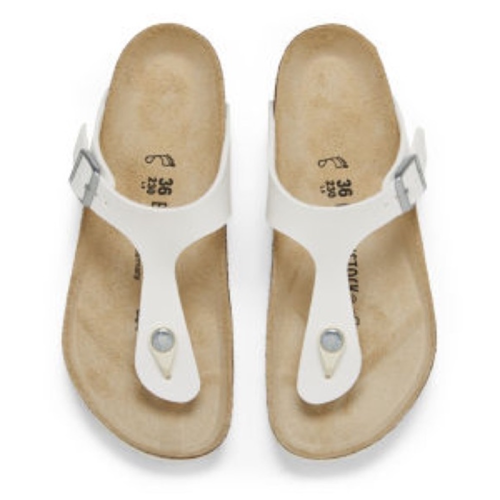 Birkenstock White Sandals - Picture 2 of 5